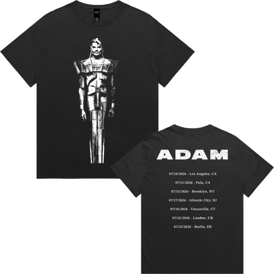 ADAM Album Release Tour T-Shirt (Faded Black)