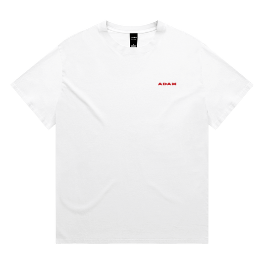 ADAM Logo T-Shirt (Faded White)