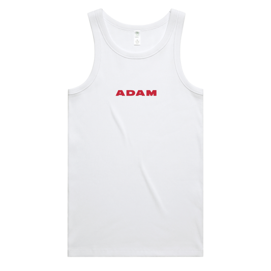 ADAM Logo Classic Tank Top (White)