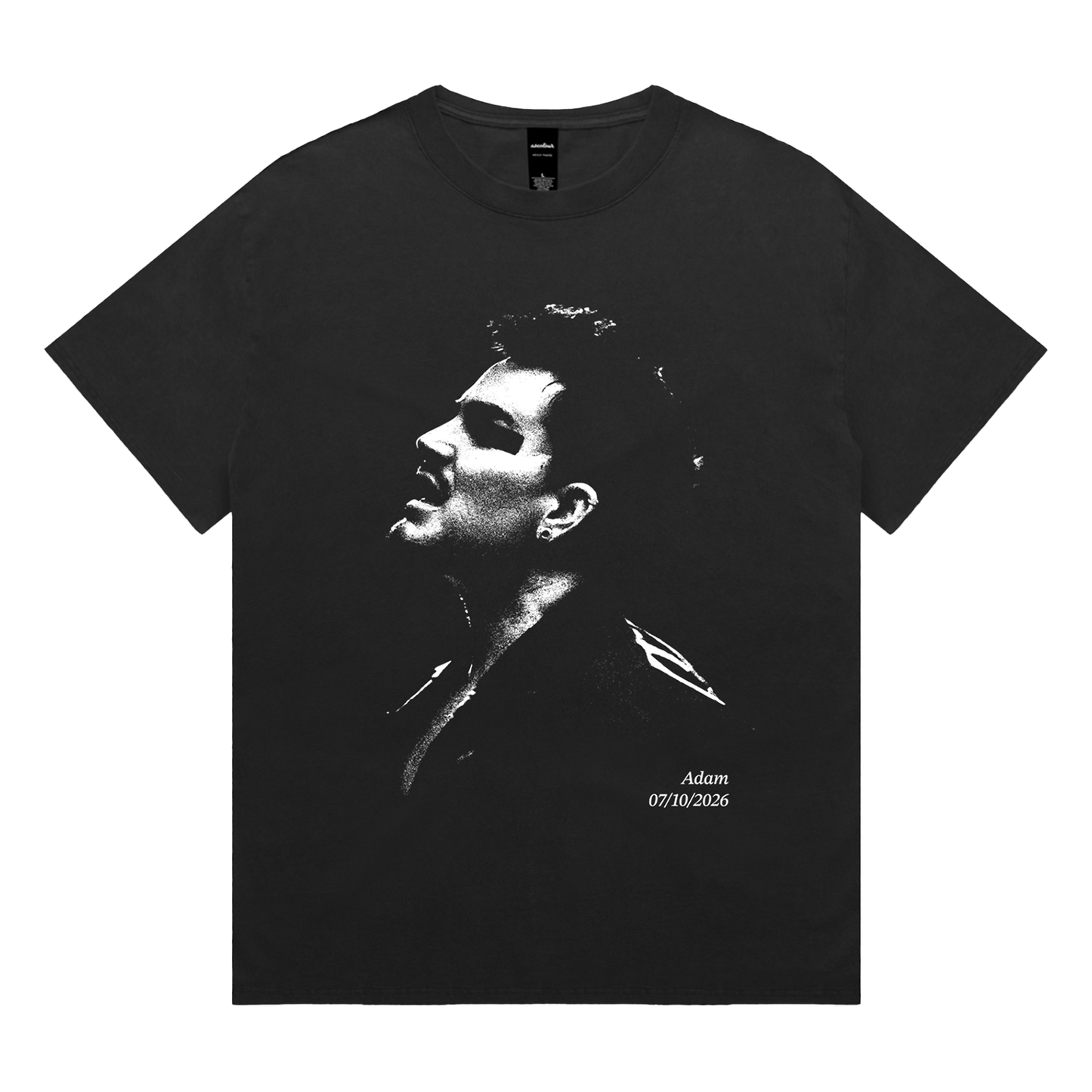 Into U, Into Me Portrait T-Shirt (Faded Black)